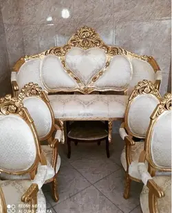 مبل کلاسیک 9 نفره مدل پارس کد25 + جلومبلی و عسلی