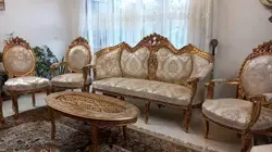 مبل کلاسیک 9 نفره مدل پارس کد25 + جلومبلی و عسلی