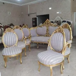 مبل کلاسیک 9 نفره مدل پارس کد25 + جلومبلی و عسلی