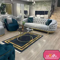 مبل راحتی8 نفره چستر مدل یاسین