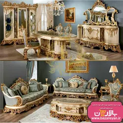 مبل  سلطنتی 7 نفره کد 65