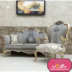 مبل کلاسیک 9 نفره مدل اشرافی حراج پایان هفته