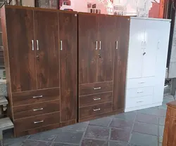 کمد کامل لباس 3 درب 3 کشو جادار ارسال به سراسر کشور