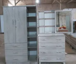 کمد کامل لباس 3 درب 3 کشو جادار ارسال به سراسر کشور