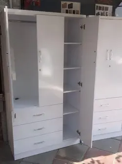 کمد کامل لباس 3 درب 3 کشو جادار ارسال به سراسر کشور