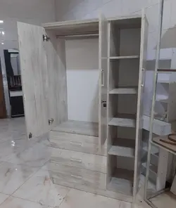 کمد کامل لباس 3 درب 3 کشو جادار ارسال به سراسر کشور