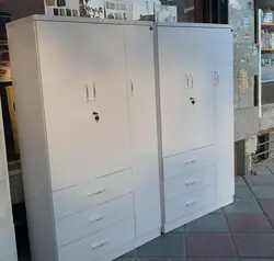 کمد کامل لباس 3 درب 3 کشو جادار ارسال به سراسر کشور