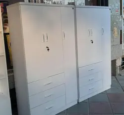 کمد کامل لباس 3 درب 3 کشو جادار ارسال به سراسر کشور