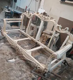 کلاف خام مبل کلاسیک 9نفره مدل افسون