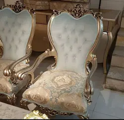 کلاف خام مبل کلاسیک 9نفره مدل افسون