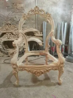 کلاف خام مبل کلاسیک 9نفره مدل چراغان