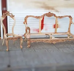 کلاف خام مبل کلاسیک 9نفره مدل چراغان