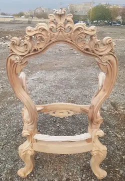 کلاف خام مبل کلاسیک 9نفره مدل چراغان