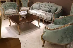 کلاف خام مبل کلاسیک 9نفره مدل زمرد