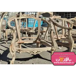 کلاف خام مبل کلاسیک 9نفره مدل زمرد