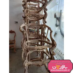 کلاف خام مبل کلاسیک 9نفره مدل زمرد