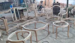 کلاف خام مبل کلاسیک 9نفره مدل فرانسوی