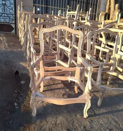 کلاف خام مبل کلاسیک 9نفره مدل فرانسوی