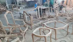 کلاف خام مبل کلاسیک 9نفره مدل فرانسوی