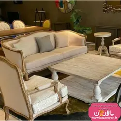 کلاف خام مبل کلاسیک 9نفره مدل فرانسوی