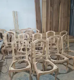 کلاف خام نهارخوری کلاسیک 8 نفره مدل فرانسوی