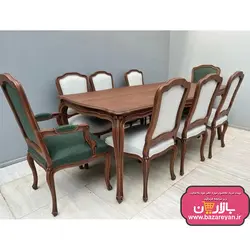 کلاف خام نهارخوری کلاسیک 8 نفره مدل فرانسوی