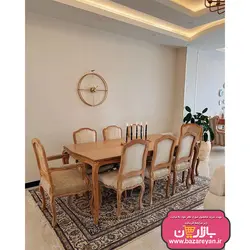 کلاف خام نهارخوری کلاسیک 8 نفره مدل فرانسوی