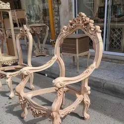 کلاف خام نهارخوری کلاسیک 8 نفره مدل چراغان