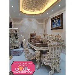 ست کامل مبل سلطنتی 9نفره و نهارخوری 8نفره  مدل شیکاگو ویژه جشنواره یلدا