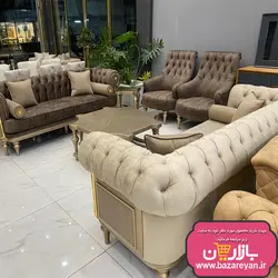 مبل چستر راحتی کلاسیک 8 نفره مدل کاوالی ارسال به سراسر کشور