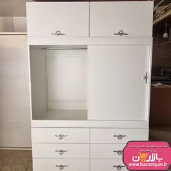 کمد لباس 3تکه درب ریلی 6 کشو ارسال به سراسر کشور