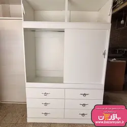 کمد لباس 3تکه درب ریلی 6 کشو ارسال به سراسر کشور
