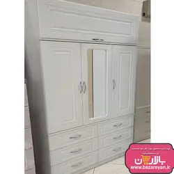 کمد لباس 3تکه درب ریلی 6 کشو ارسال به سراسر کشور