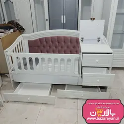 تخت و کمد کودک ، سیسمونی کد 70