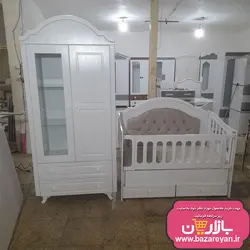 تخت و کمد کودک ، سیسمونی کد 72