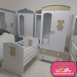 تخت و کمد کودک ، سیسمونی کد 76
