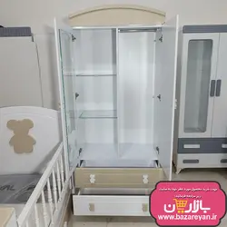 تخت و کمد کودک ، سیسمونی کد 76