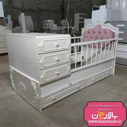 تخت و کمد کودک ، سیسمونی کد 77