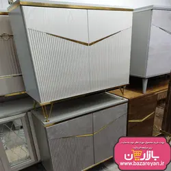 جاکفشی 2 درب پایه فلزی مدل لبخند رنگبندی متنوع