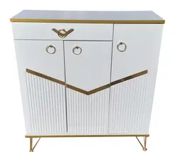 جاکفشی سه درب پایه فلزی مدل خطی رنگبندی متنوع