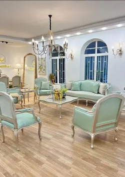 مبل کلاسیک مدل کوئین فرانسوی 7 نفره کد 26