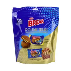 ویفرهای کرانچی با روکش شکلاتی دوتایی تیفانی بریک Tiffany Break