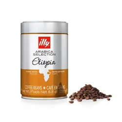 دانه قهوه ایلی اتیوپی عربیکا قوطی 250 گرمی - illy Etiopia coffee Bean