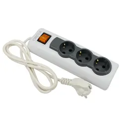 محافظ برق 3 خانه امگا R3000 با کابل 3 متری