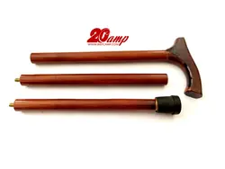 عصا چوبی سه تیکه درجه یک رزوه خور