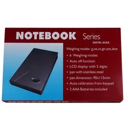 ترازو دیجیتال 500 گرمی مدل Notebook 1108-5