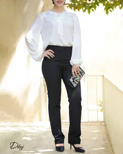 شلوار مشکی(مدل کلاسیک) - خانه طراحی و دوخت دیباج