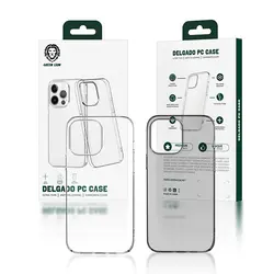 قاب شفاف کریستالی گرین Delgado PC Case مناسب آیفون های سری ۱۳ و 12