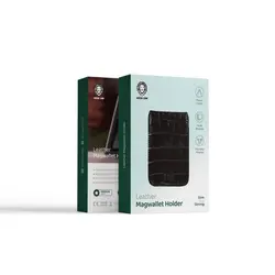 جا کارتی و استند مگ سیف چرمی گرین Green Lion Leather Mag wallet Holder مدل GNLEMAGWALL