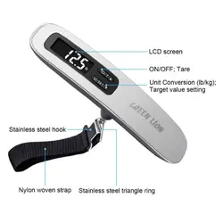 ترازو دیجیتال اندازه گیری وزن بار گرین لاین Green Lion Digital Luggage Scale مدل GNDLSCALSL